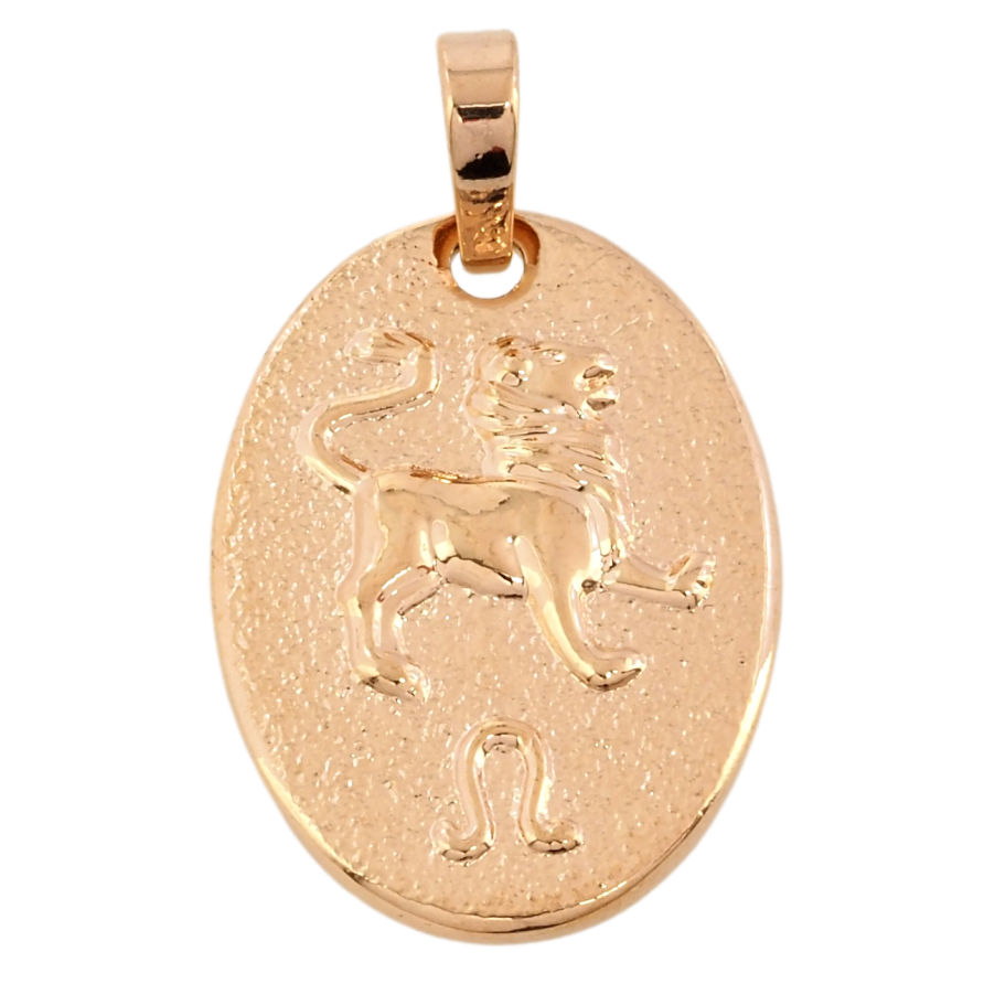 Кулон Xuping Позолота 18K Знак Зодіаку Лев для ланцюжка до 6мм фото №1 Кулон Xuping Позолота 18K Знак Зодіаку Лев для ланцюжка до 6мм фото №1