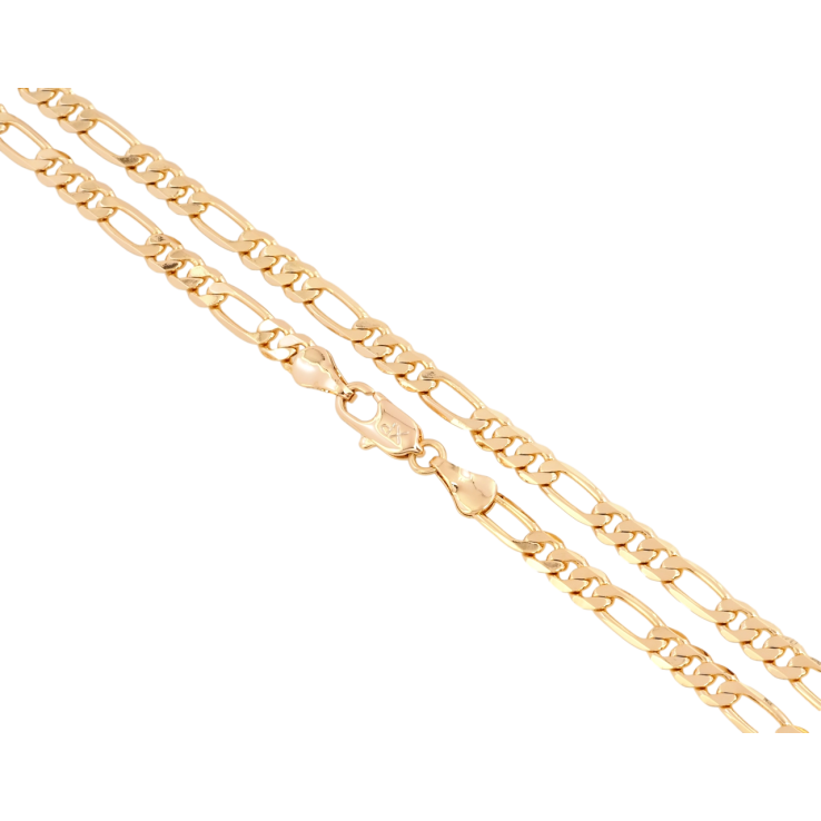 Ланцюжок Xuping Позолота 18K Плетіння Фігаро довжина 45см х 4мм фото №13