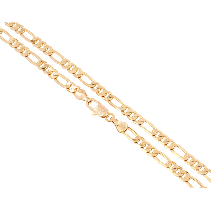 Ланцюжок Xuping Позолота 18K Плетіння Фігаро довжина 45см х 4мм фото №1