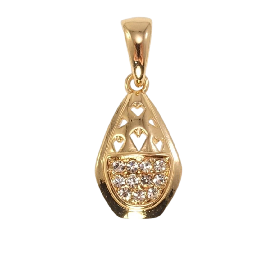 Кулон Fallon Позолота 18K Декоративная капля с цирконием фото №1