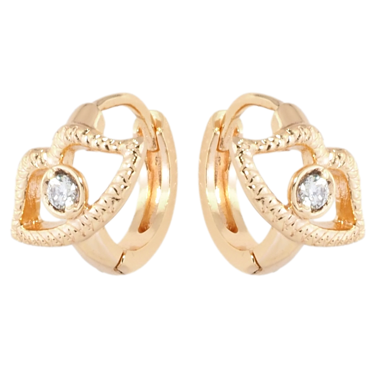 Серьги Xuping M&L Цвет 18K колечки Губы фото №7