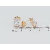 Сережки Xuping M&L Колір 18K пусети Фіаніти фото №2