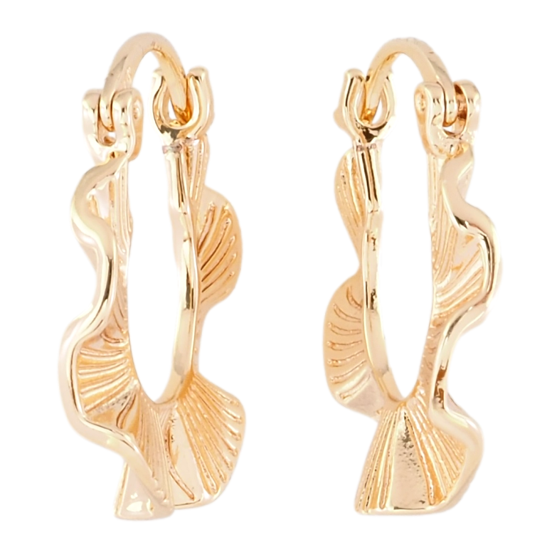 Сережки Xuping M&L Колір 18K замок-шпилька Хвилясті фото №4