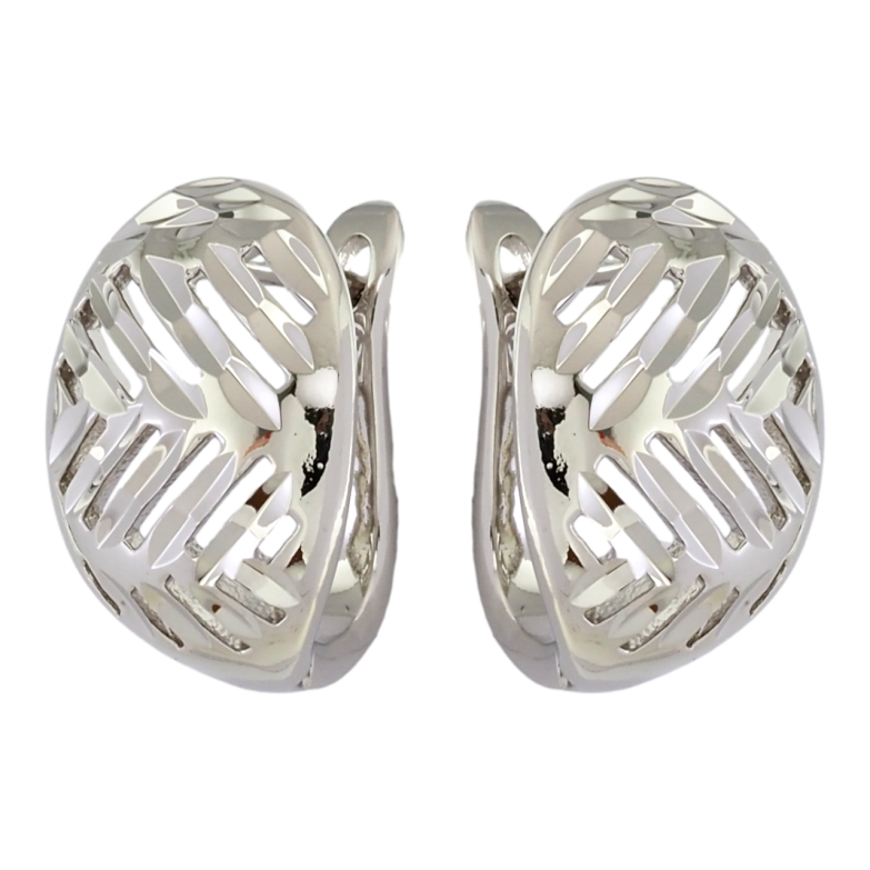 Сережки Xuping Родій англійський замок Різьблений орнамент фото №22