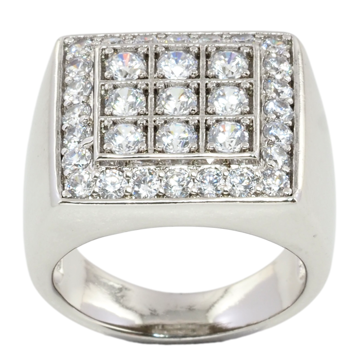 Перстень Xuping Родій Інкрустація цирконієм фото №24 Перстень Xuping Родій Інкрустація цирконієм фото №24