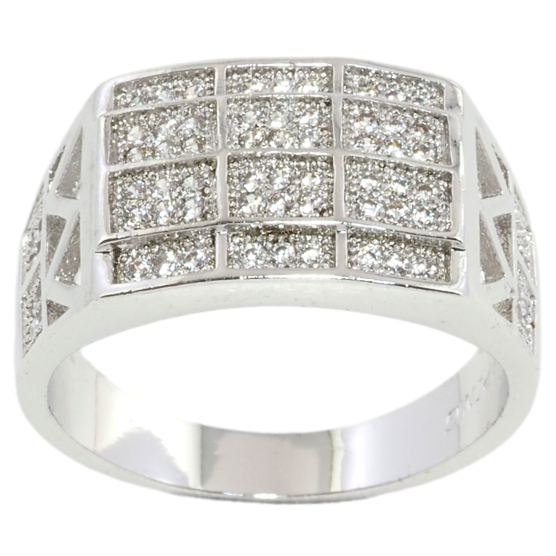 Перстень Xuping Родій Інкрустація цирконієм фото №2 Перстень Xuping Родій Інкрустація цирконієм фото №2