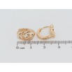 Серьги Xuping Позолота 18K колечки Декоративный узор фото №2