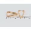 Серьги Xuping Позолота 18K колечки Треугольные фото №2