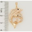 Кулон Xuping Позолота 18K Дельфіни для ланцюжка до 5мм фото №2