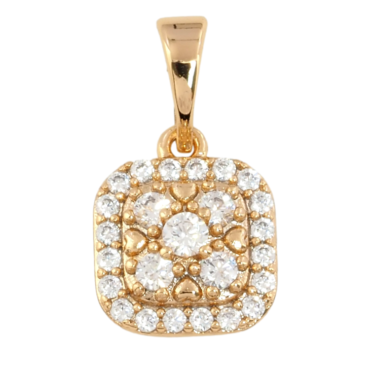 Кулон Xuping Позолота 18K Інкрустація цирконієм для ланцюжка до 5мм фото №19