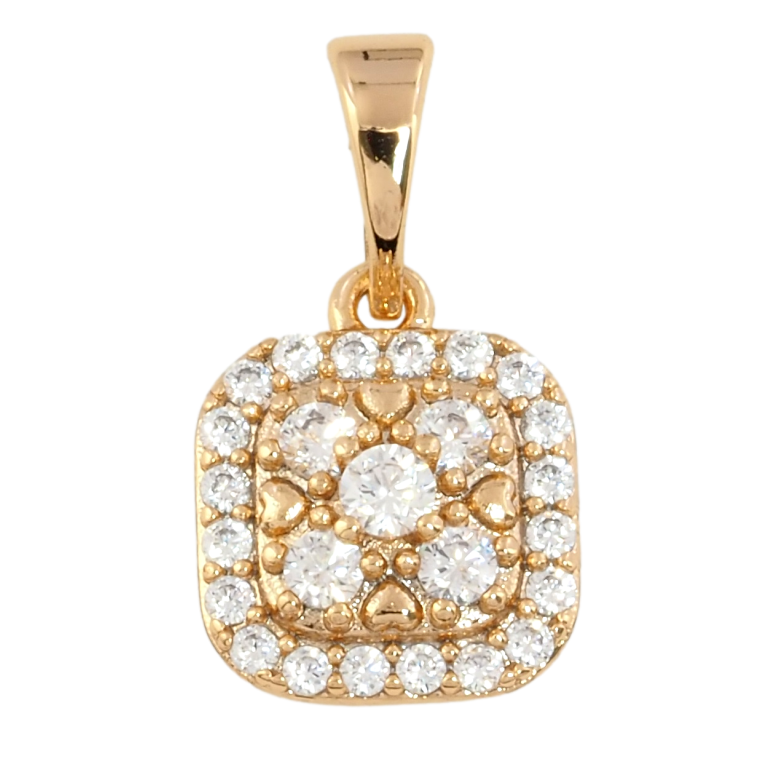 Кулон Xuping Позолота 18K Інкрустація цирконієм для ланцюжка до 5мм фото №1