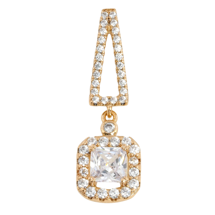 Кулон Xuping Позолота 18K Підвіска з фіанітом і цирконієм для ланцюжка до 4мм фото №16