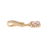 Кулон Xuping Позолота 18K Подвеска с розовым фианитом и цирконием для цепочки до 4мм фото №3