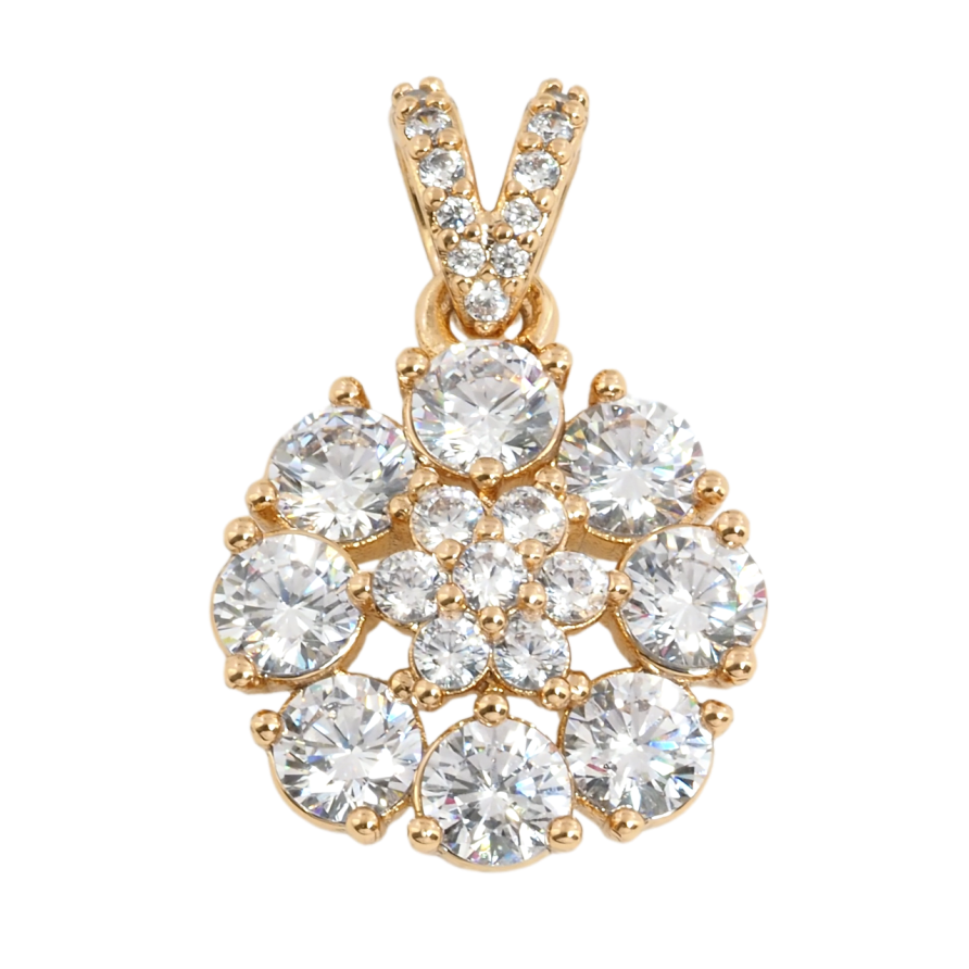 Кулон Xuping Позолота 18K Інкрустація цирконієм для ланцюжка до 3мм фото №1