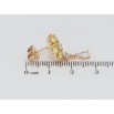 Серьги Xuping Позолота 18K пусеты Желтые кристальные цветочки фото №2 Серьги Xuping Позолота 18K пусеты Желтые кристальные цветочки фото №2