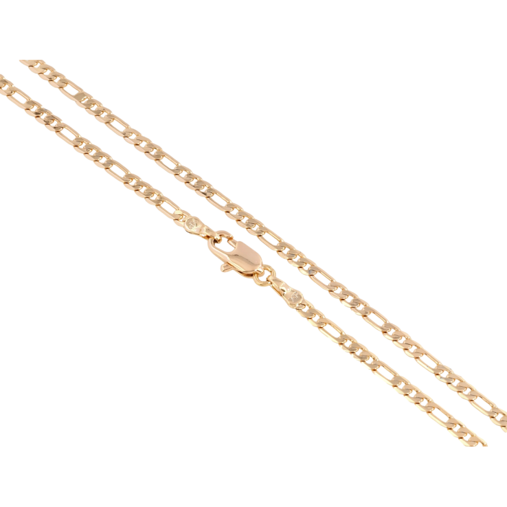 Ланцюжок Xuping Позолота 18K Плетіння Фігаро довжина 49см х 2.5мм фото №7