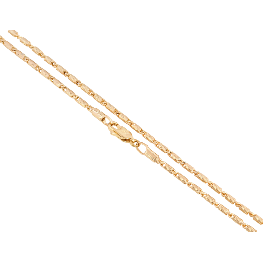 Ланцюжок Xuping Позолота 18K Плетіння Фантазійне довжина 45см х 2мм фото №1