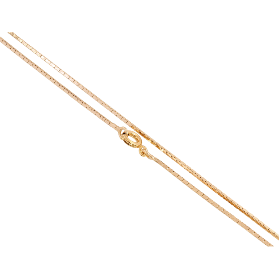 Цепочка Xuping Позолота 18K Плетение Фантазийное длина 45см х 1мм фото №1