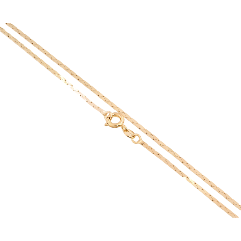 Цепочка Xuping Позолота 18K Плетение Фантазийное длина 45см х 1.5мм фото №1