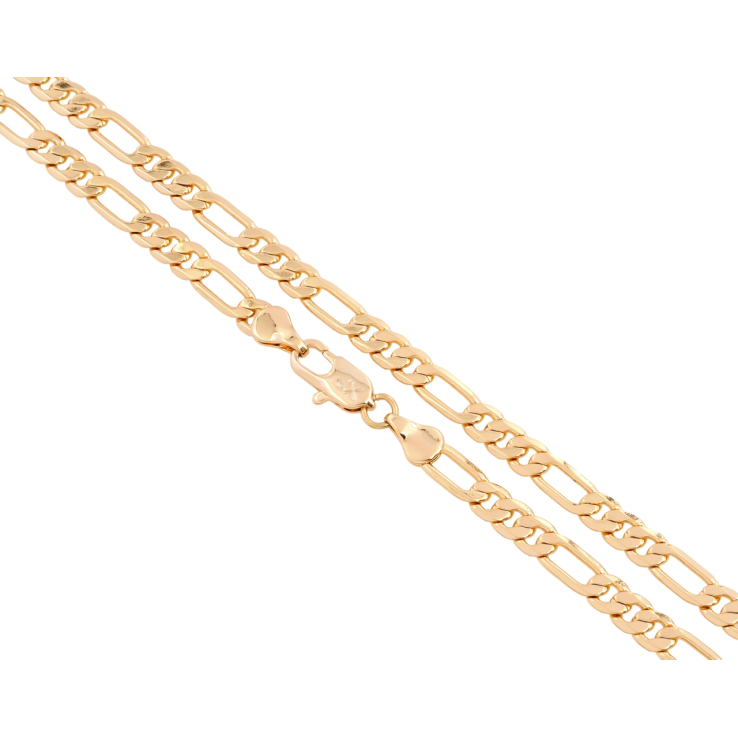 Ланцюжок Xuping Позолота 18K Плетіння Фігаро довжина 45см х 5мм фото №12