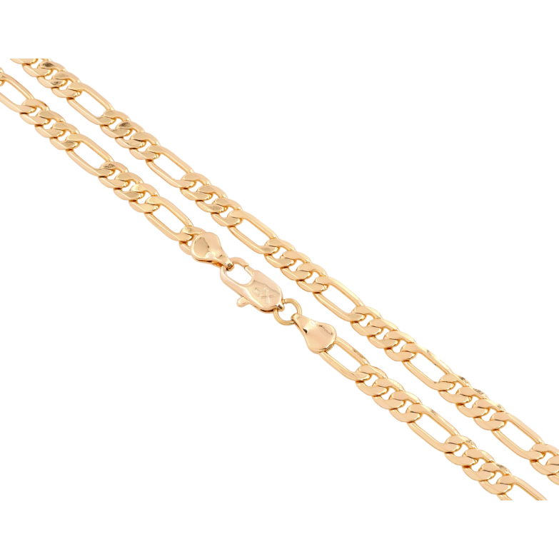 Цепочка Xuping Позолота 18K Плетение Фигаро длина 45см х 5мм фото №18