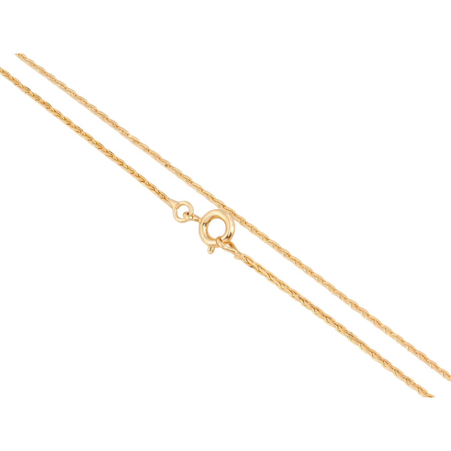 Ланцюжок Xuping Позолота 18K Плетіння Колосок довжина 44см х 1мм фото №1