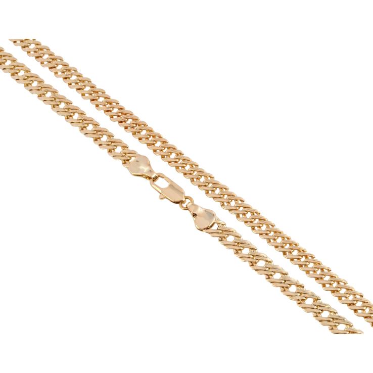 Ланцюжок Xuping Позолота 18K Плетіння Подвійний Ромб довжина 44см х 5мм фото №19