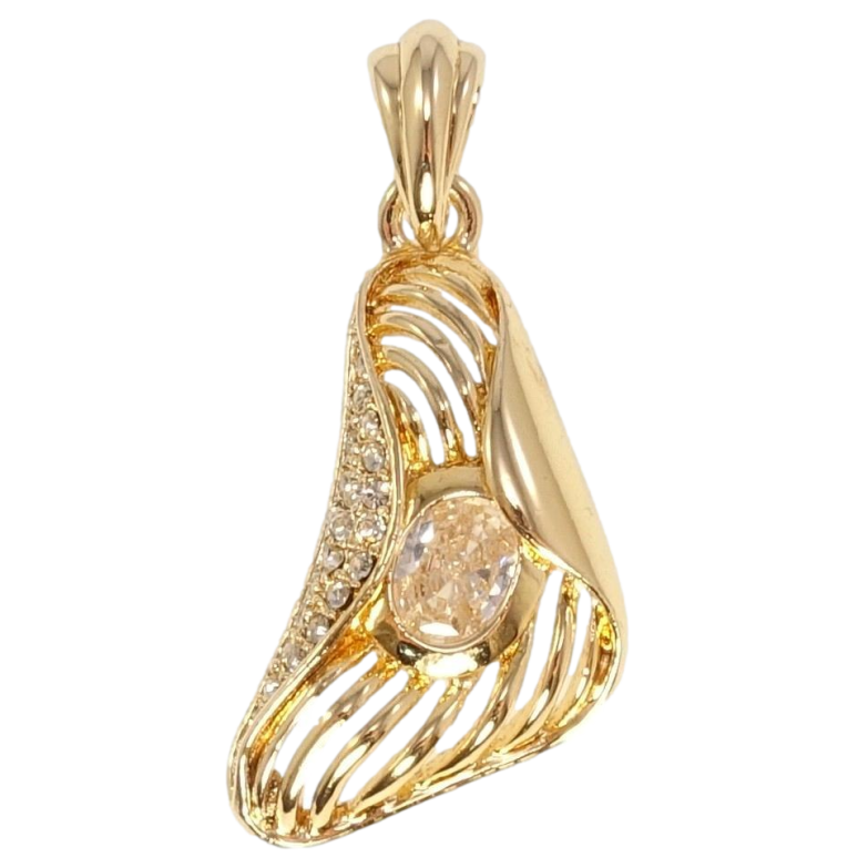 Кулон Fallon Позолота 18K Декоративна підвіска із кристалами фото №3