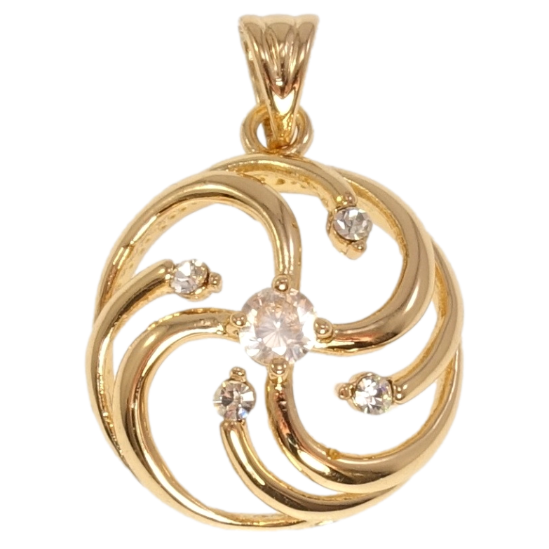 Кулон Fallon Позолота 18K Завитушки фото №1 Кулон Fallon Позолота 18K Завитушки фото №1