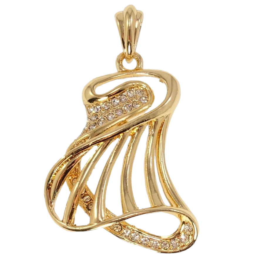 Кулон Fallon Позолота 18K Декоративна підвіска з цирконієм фото №1 Кулон Fallon Позолота 18K Декоративна підвіска з цирконієм фото №1