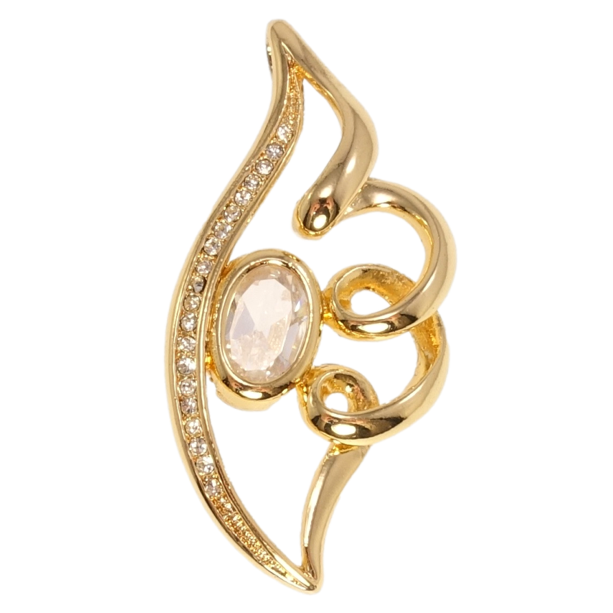 Кулон Fallon Позолота 18K Абстракція з цирконієм фото №1 Кулон Fallon Позолота 18K Абстракція з цирконієм фото №1