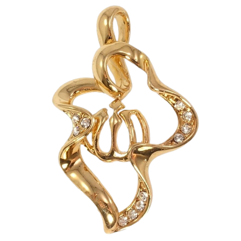 Кулон Fallon Позолота 18K Фігурна підвіска з написом Аллах фото №1 Кулон Fallon Позолота 18K Фігурна підвіска з написом Аллах фото №1