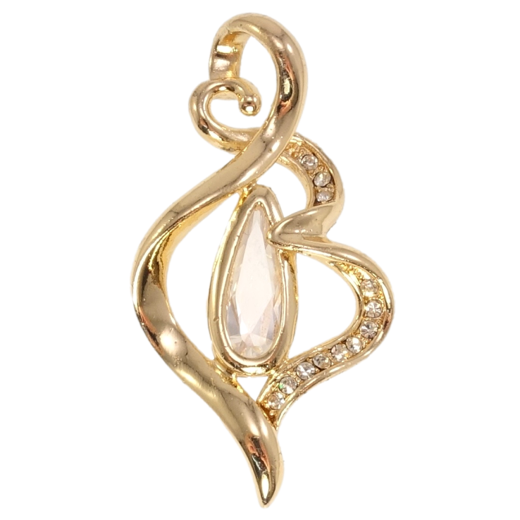 Кулон Fallon Позолота 18K Романтизм із кристалом фото №18 Кулон Fallon Позолота 18K Романтизм із кристалом фото №18