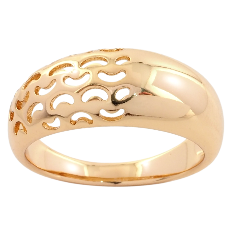 Кольцо Xuping Позолота 18K Декоративный резной узор фото №11