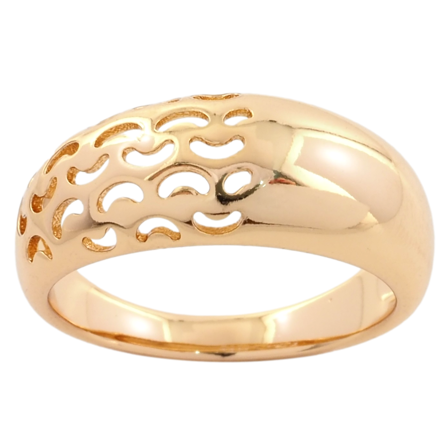 Кольцо Xuping Позолота 18K Декоративный резной узор фото №1