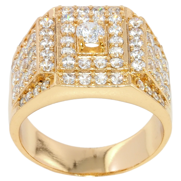 Перстень Xuping Позолота 18K Інкрустація цирконієм фото №18 Перстень Xuping Позолота 18K Інкрустація цирконієм фото №18