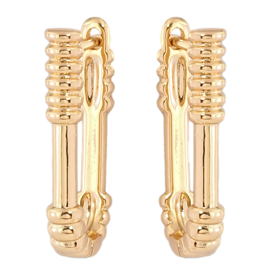 Серьги Xuping Позолота 18K английский замок Декоративный узор фото №1