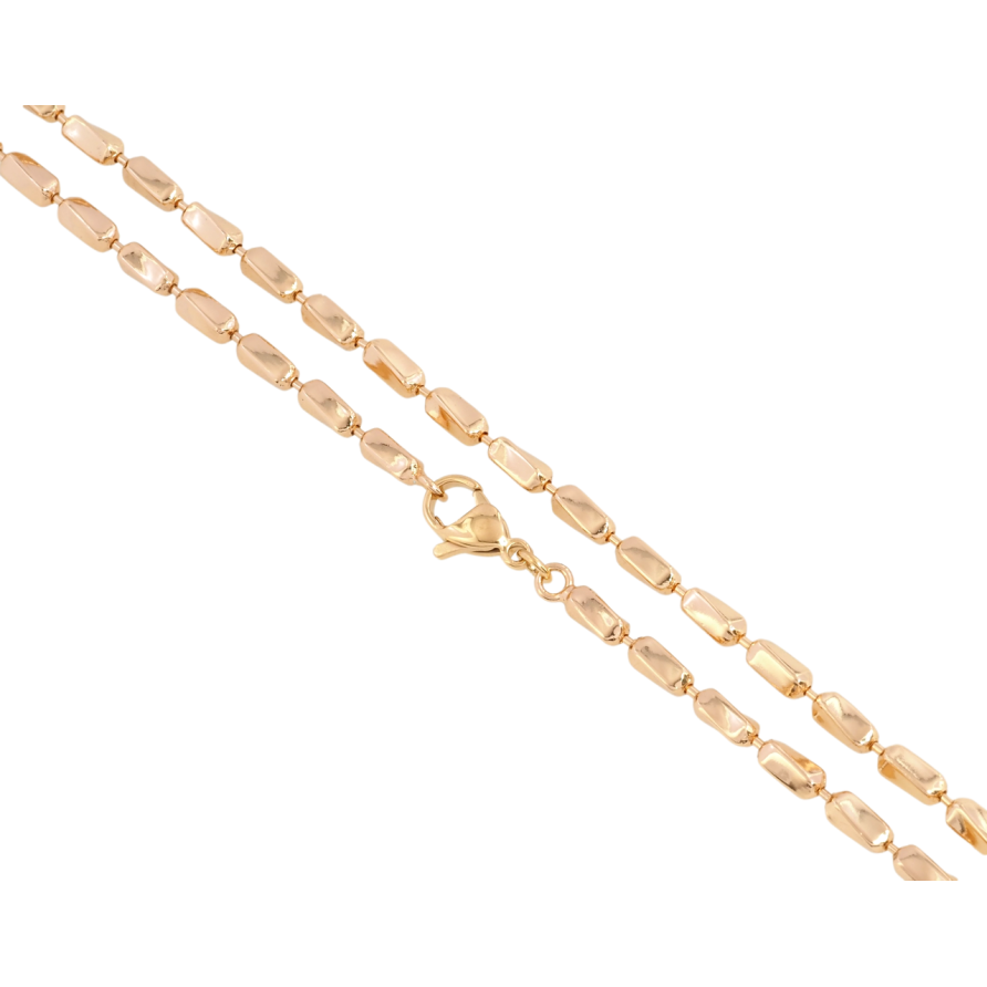 Ланцюжок Xuping Позолота 18K Плетіння Перлина довжина 50см х 3мм фото №1