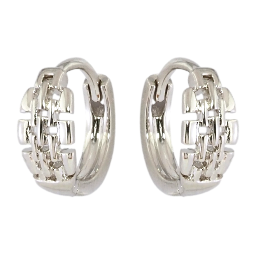 Серьги Xuping Родий колечки Декоративный орнамент фото №1