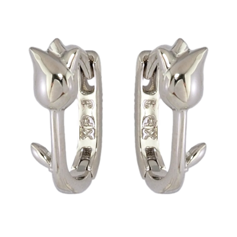 Сережки Xuping Родій колечка Тюльпани фото №1