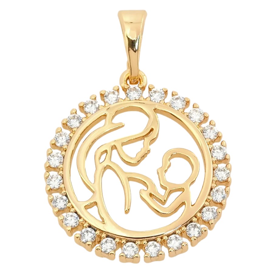 Кулон Xuping Позолота 18K Радость материнства для цепочки до 5мм фото №1 Кулон Xuping Позолота 18K Радость материнства для цепочки до 5мм фото №1