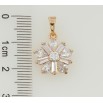 Кулон Xuping Позолота 18K Кришталева квітка для ланцюжка до 5мм фото №2