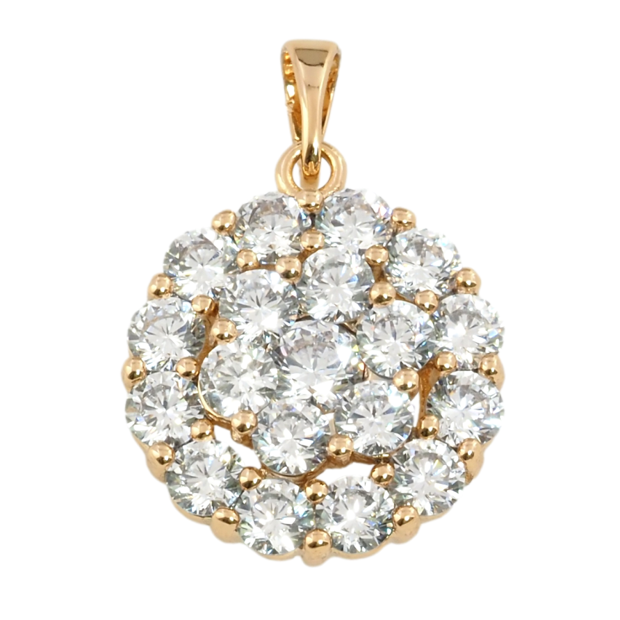 Кулон Xuping Позолота 18K Інкрустація цирконієм для ланцюжка до 5мм фото №1