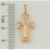 Кулон Xuping Позолота 18K Хрест з Розп'яттям для ланцюжка до 5мм фото №2