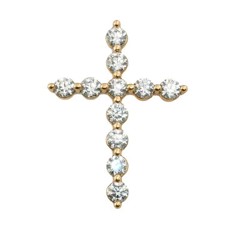 Кулон Xuping Позолота 18K Хрест із цирконієм для ланцюжка до 3мм фото №22