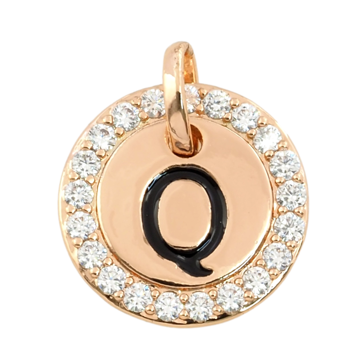 Кулон Xuping Позолота РВ Літера Q для ланцюжка до 3мм фото №11