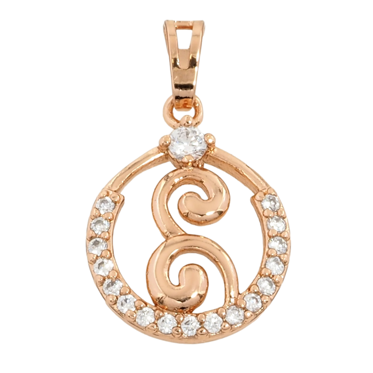 Кулон Xuping Позолота РВ Декоративний візерунок із цирконієм для ланцюжка до 5мм фото №18