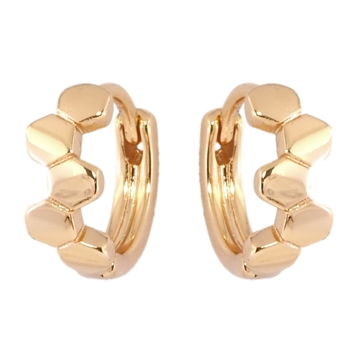 Серьги Xuping Позолота 18K колечки Декоративный узор фото №13