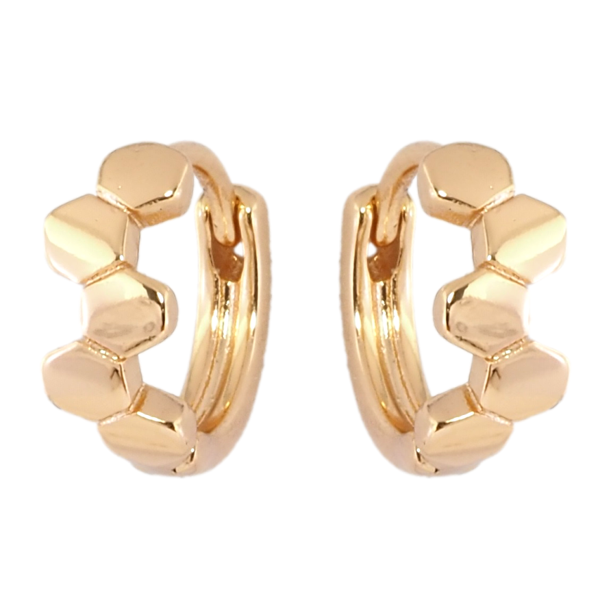 Серьги Xuping Позолота 18K колечки Декоративный узор фото №1