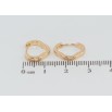 Серьги Xuping Позолота 18K колечки Фигурные фото №2